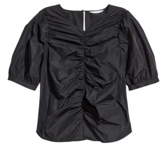 H&M Tops Hm Puff Sleeve Blouse Poshmark